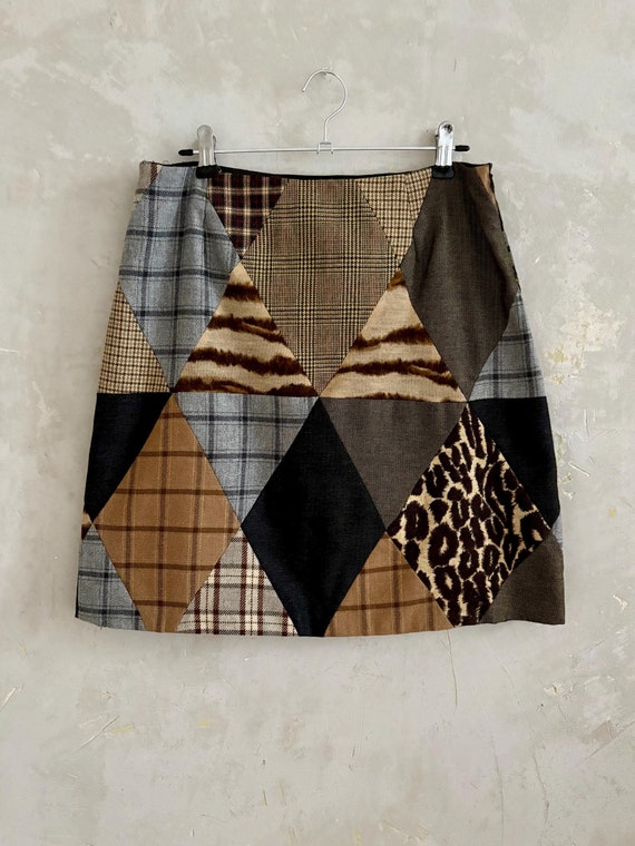 スカート D&G 2000s Patchwork Skirt D&G 2000s Patchwork Skirt｜D&G 2000s Patchwork Skirt Dolce&Gabbana