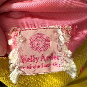 vintage 60s kelly arden yellow mini dress — mod shift, pockets, size xs-s image 8