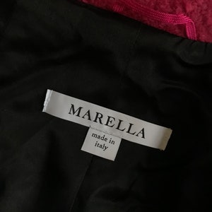 vintage années 60 style y2k Marella mod boucle veste rose framboise image 9