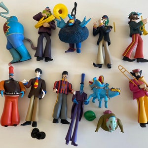 Mcfarlane the Beatles Yellow Submarine Set of 12 Action Figures