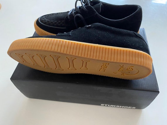 deadstock black suede creepers athletic shoes sne… - image 4