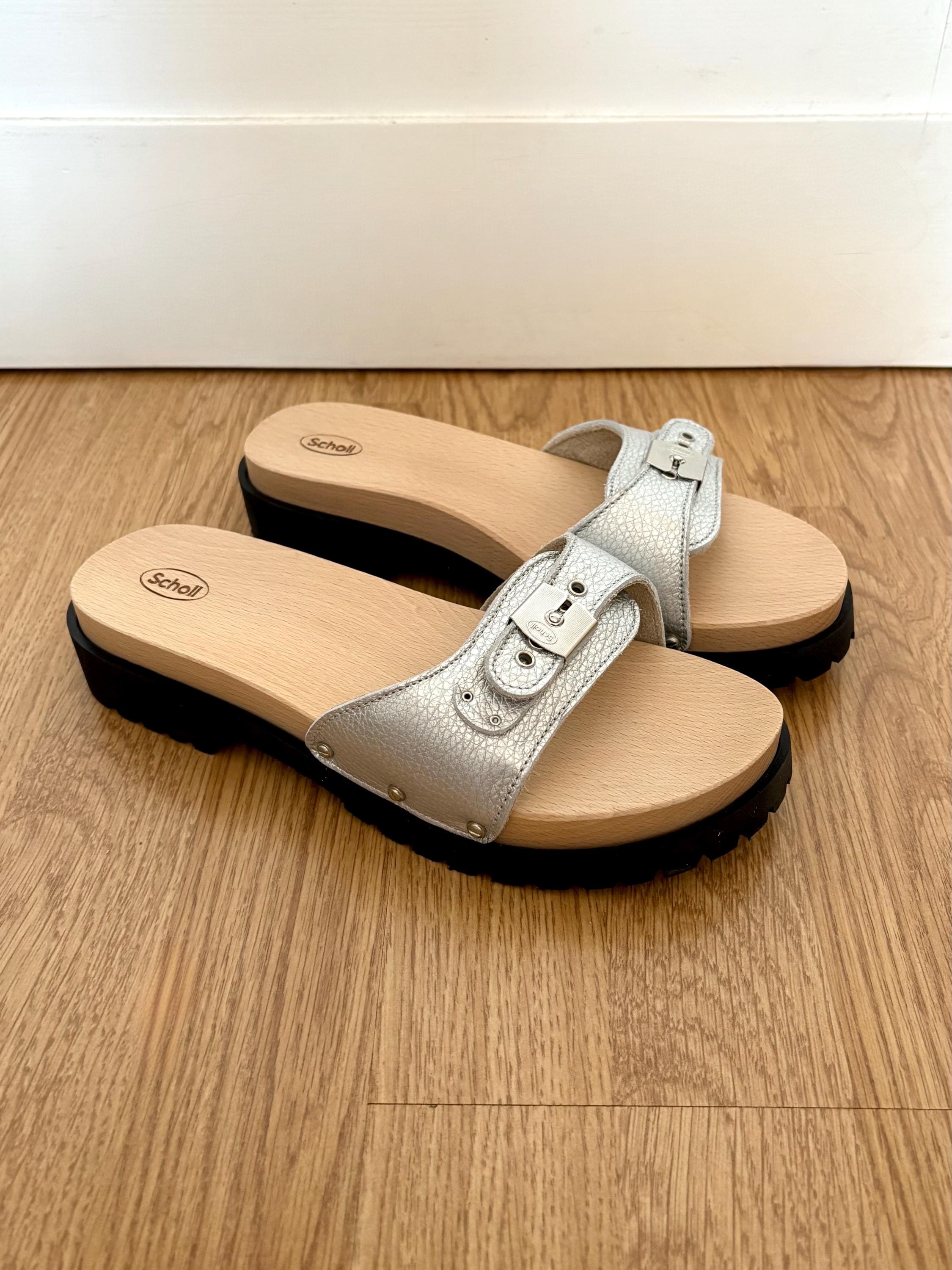 Talon Compensé Chaussure Semelle En Bois Femme Semelle