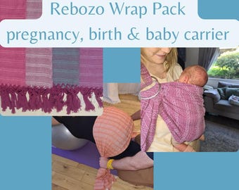 The Rebozo Embrace: Rebozo Wrap for Pregnancy, Birth & Baby Sling