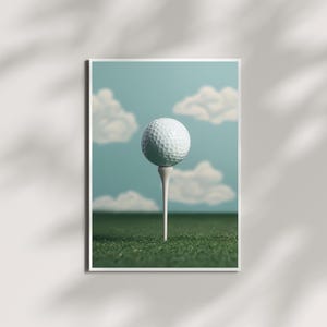 PRINTABLE Minimalist Golf Wall Art, DOWNLOADABLE golf wall art, Digital golf poster, golf prints, golf decor, golf gifts, golf art, decor