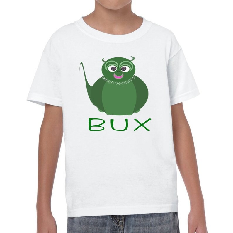 Bux Fun and Cute Dinosaur Character in Vibrant Color Text -  Denmark