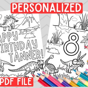 Jurassic World Birthday, Jurassic Park Birthday, Dinosaur Birthday, Dinosaur Coloring Pages