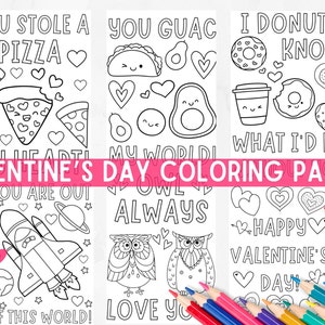 Valentine’s Day Coloring Pages