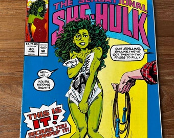 Controversiele strip She-Hulk #40 uit 1992