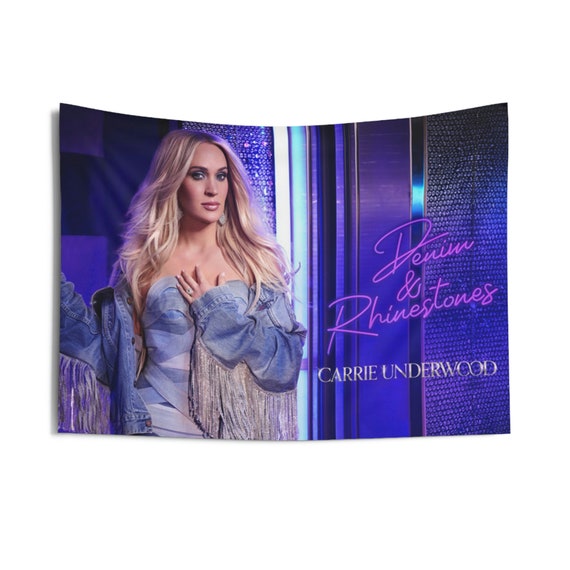 Carrie Underwood Denim and Rhinestone Tapestry Denim and Rhinestone Album  Cover 