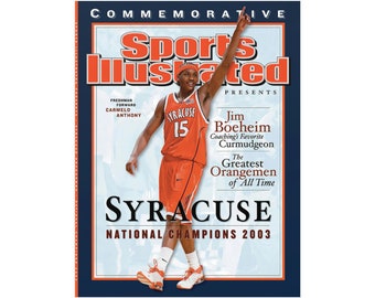 Syracuse National Championship Poster - Syracuse Oranage Basketball -Carmelo Anthony