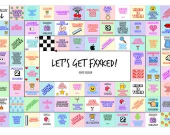 Printable Drinking Game Board - Etsy