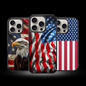 Custodia per iPhone con bandiera americana con MagSafe - Bandiera USA per iPhone - Design esclusivi con bandiera americana per iPhone