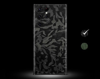Skin camouflage pour Samsung Galaxy série S | Vinyle 3 M | Coque arrière pour tous les Samsung Galaxy S Series