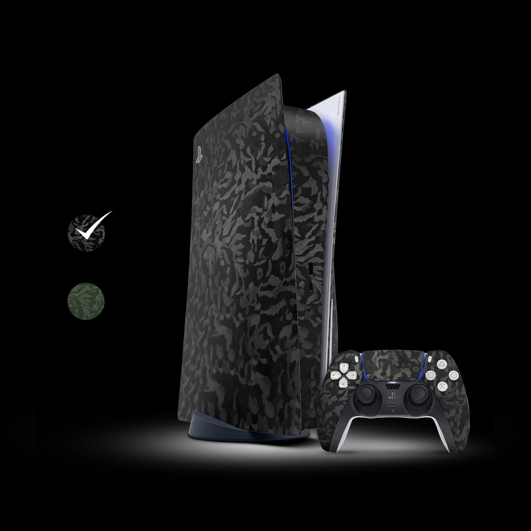 PS5 Camo Skin 3M Vinyl Full Wrap Skin With the Option of Adding a Skin