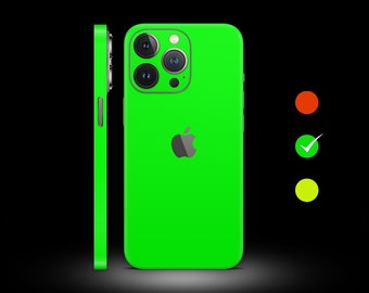 iPhone Neon Skin | 3M Vinyl | Full Wrap Skin for all iPhone Models