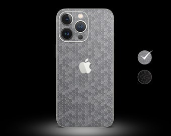 Nid d'abeille pour iPhone | Vinyle 3 M | Habillage intégral pour tous les modèles d'iPhone