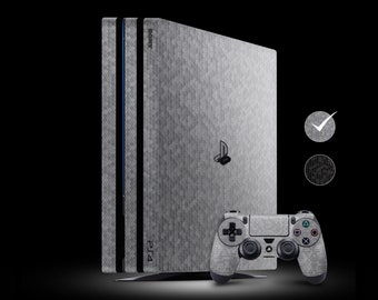 Peau en nid d’abeille PS4 | Vinyle 3M | Skin enveloppant complet avec possibilité d'ajouter un skin pour le contrôleur