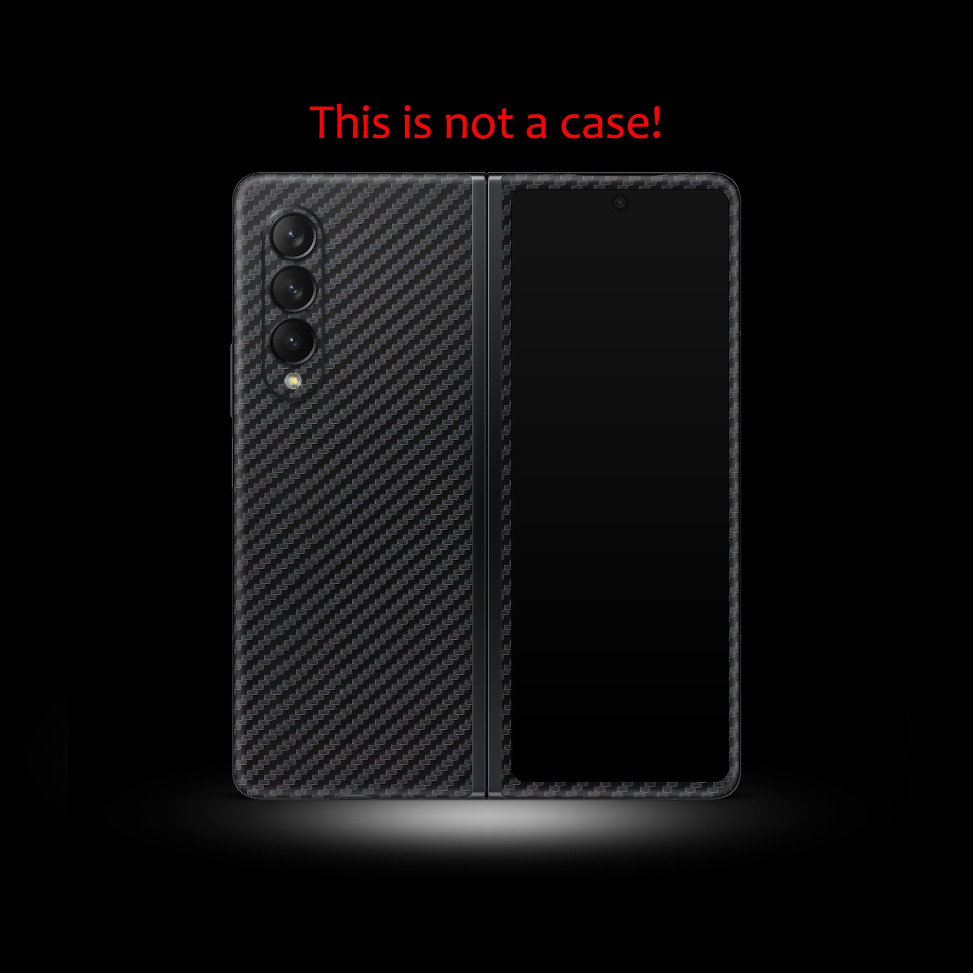 Samsung Galaxy Z Fold Carbon Fiber Skin | 3M Vinyl | Back & Screen Skin for all Samsung Galaxy Z Fold Series