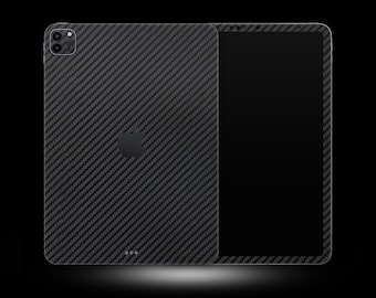 iPad Carbon Skin Skin | 3M Vinyl | Full Wrap Skin for iPad Pro / Air / Mini Models