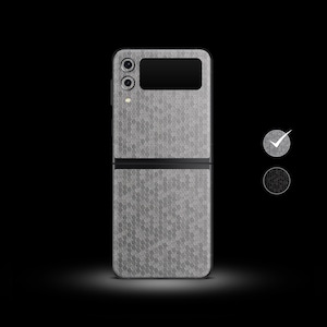 Samsung Galaxy Z Flip Honeycomb Skin | 3M Vinyl | Back Skin for all Samsung Galaxy Z Flip Series