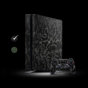 Skin de camuflaje para PS4 / Vinilo 3M / Skin envolvente con opción de agregar un skin para el control