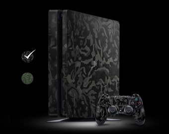 Aspect camouflage pour PS4 | Vinyle 3 M | Habillage intégral avec la possibilité d'ajouter un habillage pour la manette