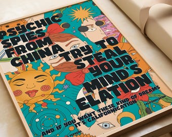 Red Hot Chili Peppers 'Californication' Lyrics Art Print