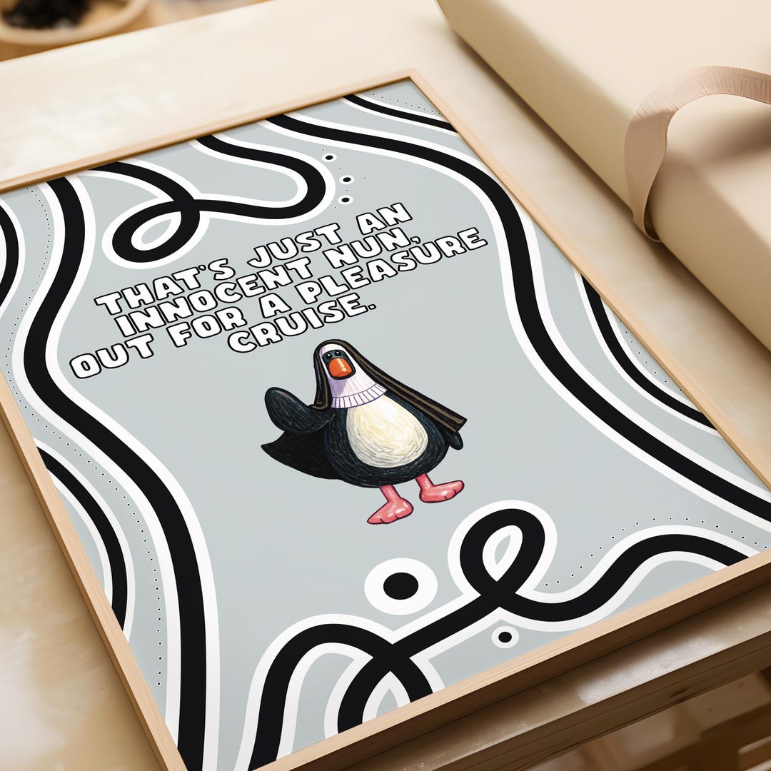 feathers-mcgraw-inspired-wall-art-wallace-and-gromit-inspired-poster