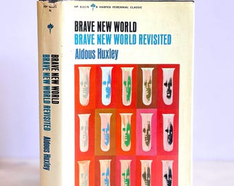 Un mundo feliz de Aldous Huxley (Harper Perennial Classic) 1965 HC DH