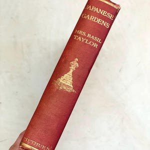 1912 antique garden book Japanese Gardens first edition image 2