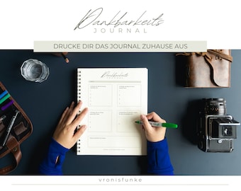 Gratitude Journal, Gratitude, Self Reflection Journal, Mindfulness Exercise, Mindfulness, A4 Worksheet, Instant Download PDF