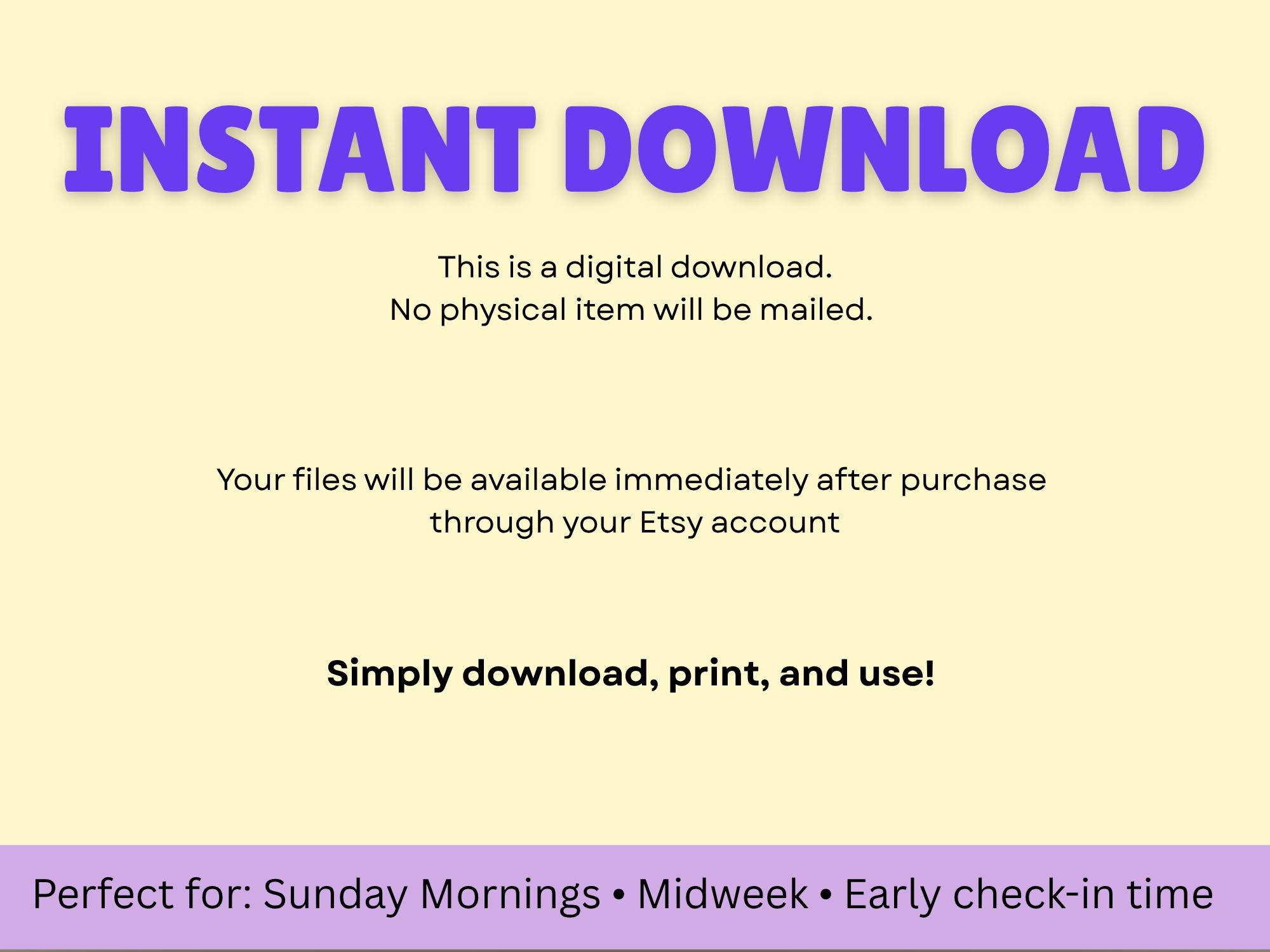 Kids Ministry First Time Guest Card Printable | Church Check-in Form ...