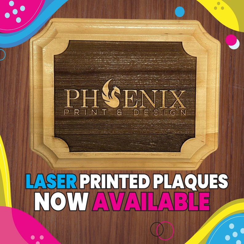 Custom Laser Printed Plaques - Etsy