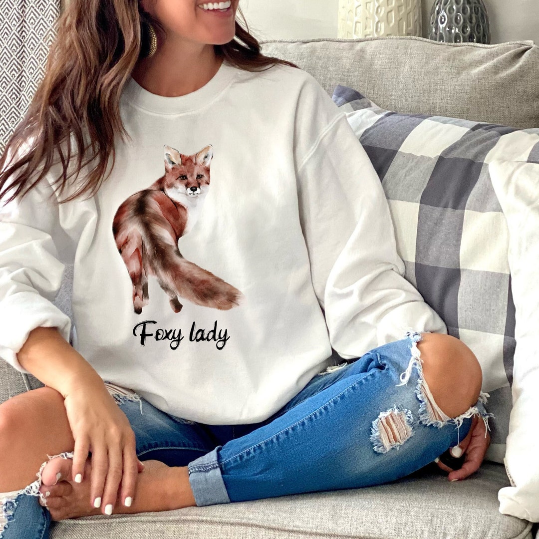 Lady Fox crop Sweatshirt