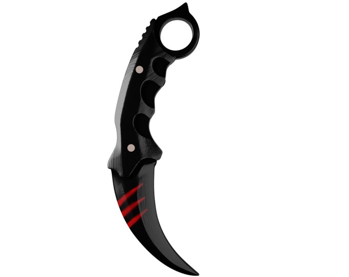 Wooden Karambit Knife CS GO Knife Practice Knife Training Etsy