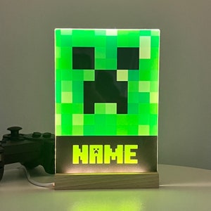 Cadeau gamer personnalisé pour petit ami, cadeau pour mari, éclairage personnalisé pour gamer tag, amateur de jeux vidéo, éclairage LED personnalisé