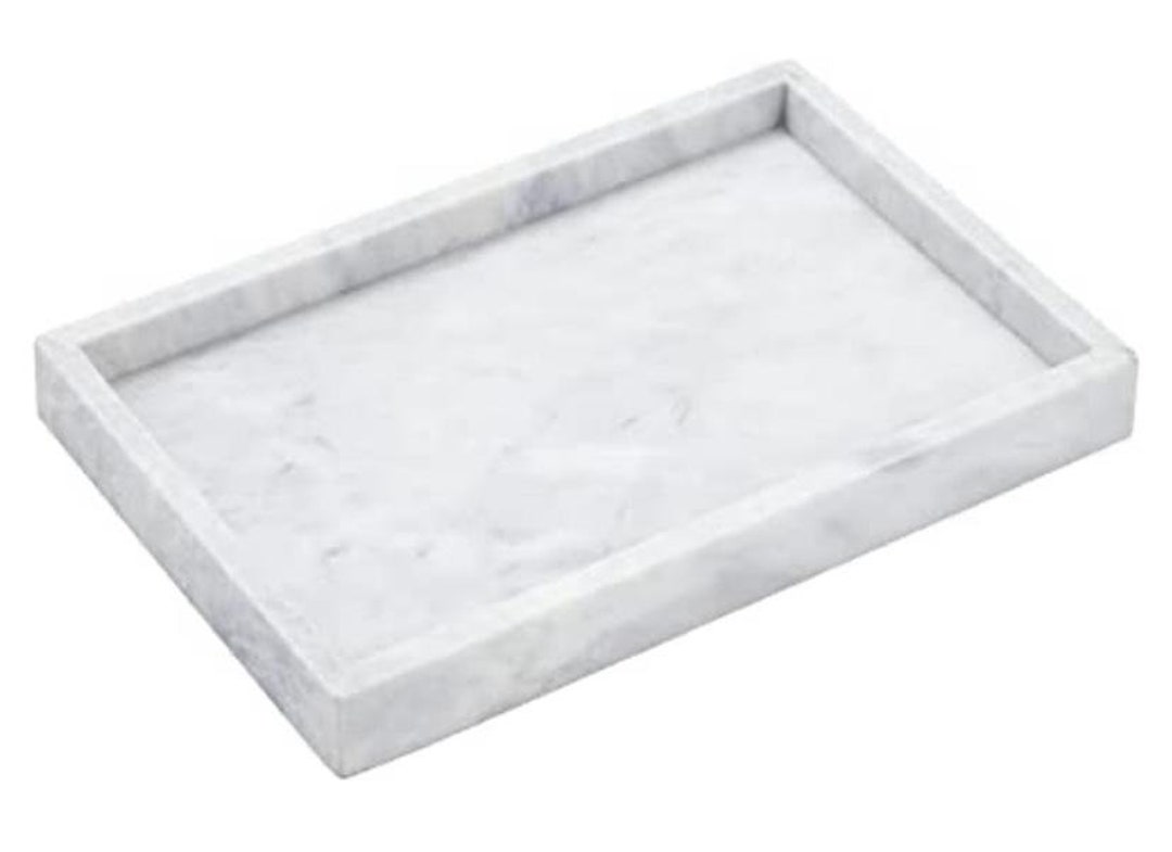 Vanity Tray Vanity Tray White Vanity Tray Marble Marble Etsy
