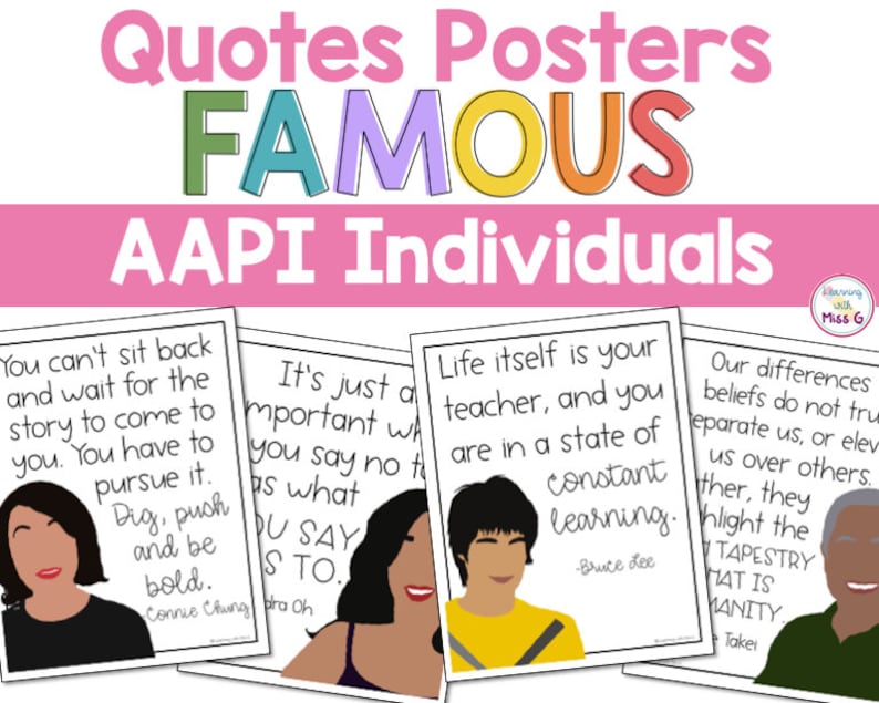 AAPI Heritage Month Bulletin Board Asian American Pacific Etsy