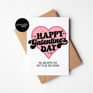 DRUCKBAR Ich liebe dich Bitch Karte, lustige Galentine es Tageskarte, Liebeskarte für Freund, Galentine es Tag, Freundin Karte, BFF Karte