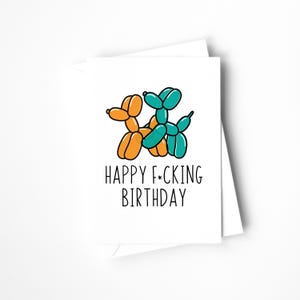 Carte d'anniversaire amusante pour adulte - Joyeux anniversaire