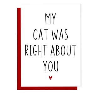 Carte drôle de chat - Mon chat avait raison de vous - carte d'anniversaire de chat, carte d'amitié, carte d'anniversaire, carte de chat, carte drôle de chat, cartes drôles