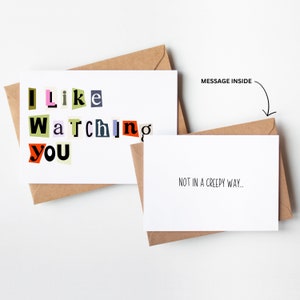 Carte de Saint-Valentin amusante - Design inspiré de la demande de rançon - Exprimez votre amour avec une touche différente