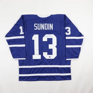 2002-03 Mats Sundin Toronto Maple Leafs Game Worn Jersey – Alternate –  HHOF” - Photo Match – Hockey Hall of Fame Letter