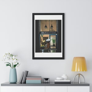 Manhattan New York Living Framed Wall Art