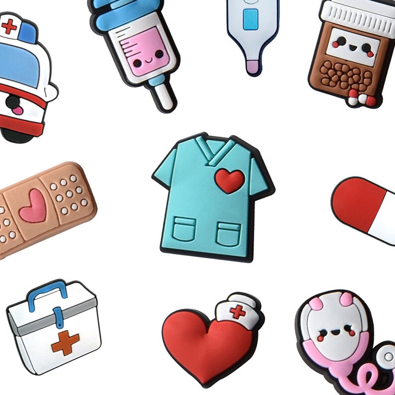 Nurse Doctor NHS Hospital Medical Croc Charms Clogitz Fit Etsy