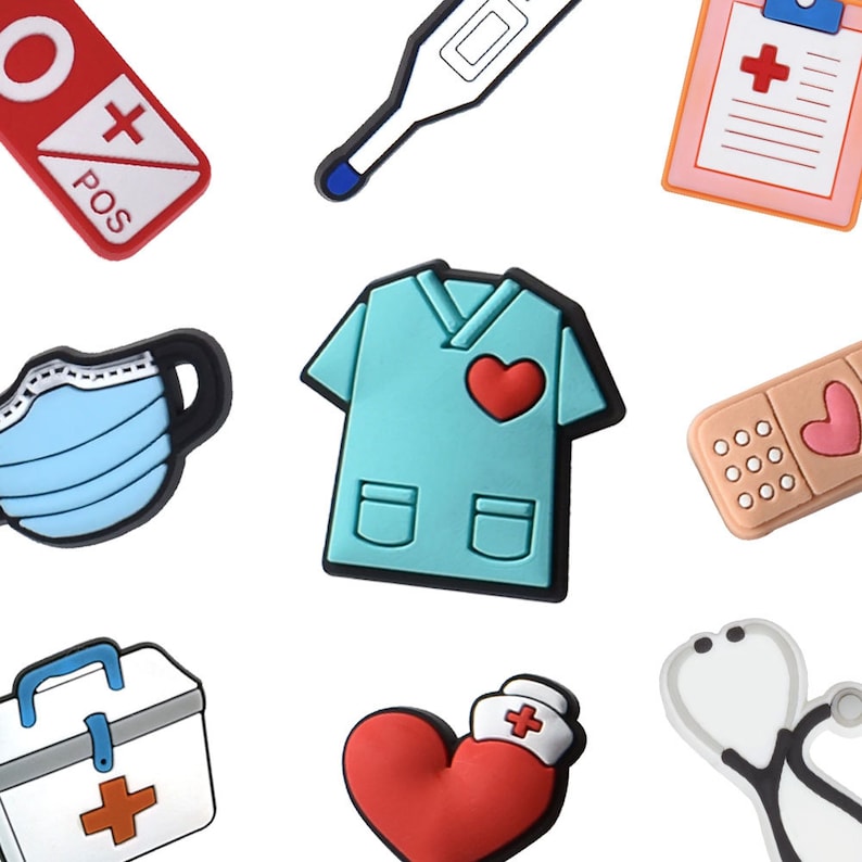 Nurse Doctor Croc Charms NHS Medical Hospital Care Worker Shoe Etsy UK
