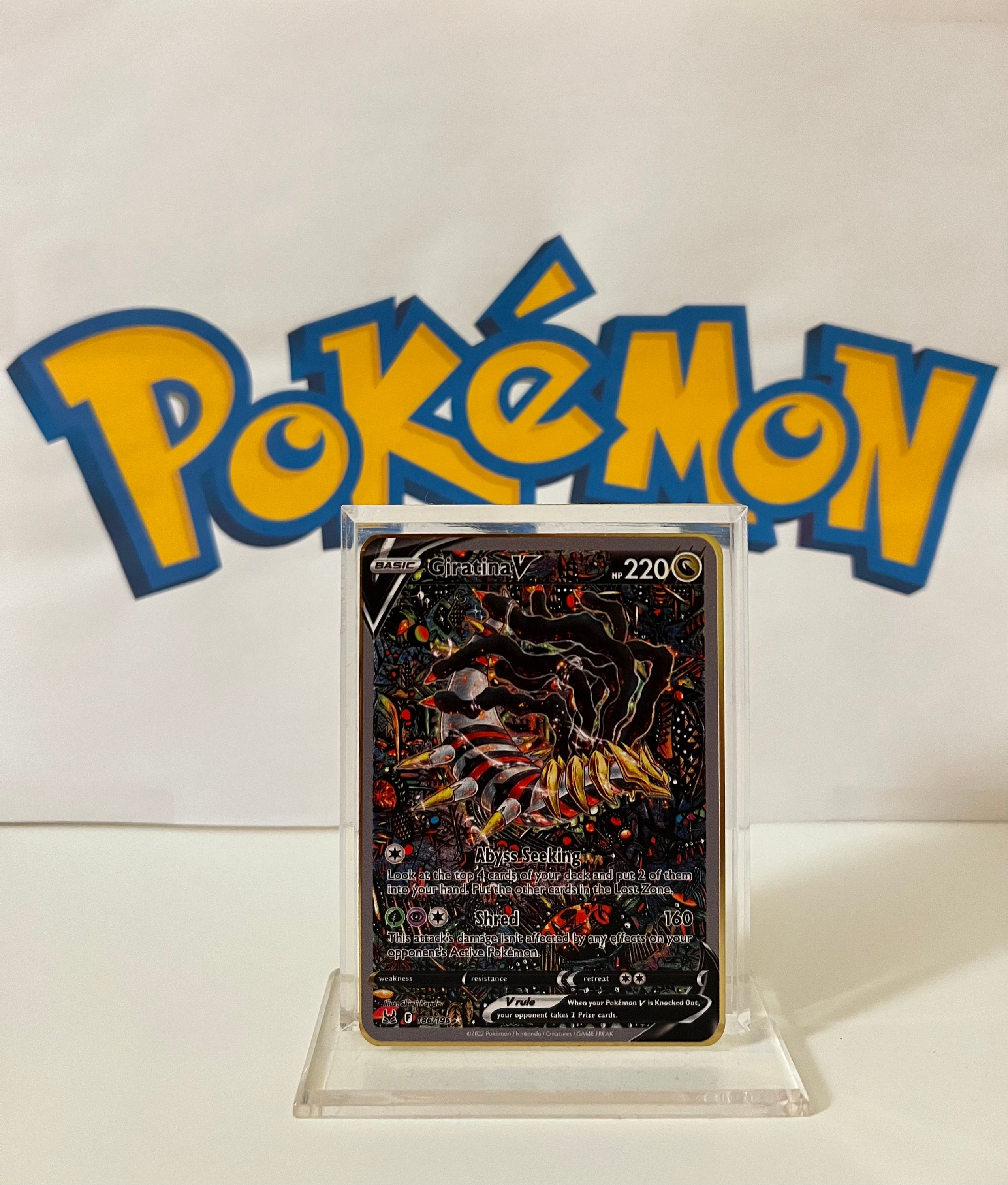 Giratina V 180/186 TEXTURED Lost Origin Alternative Art Proxy