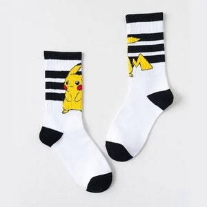 Pikachu Classics Silhouette Gray Dress Socks (One Size-Adult