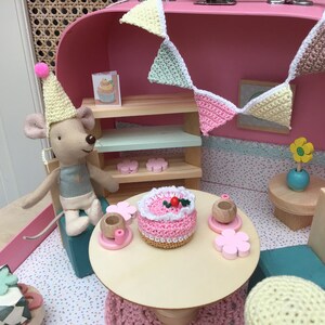 Geburtstagsparty-Set für Maileg-Maus und Puppenhaus-Hülle Bild 4