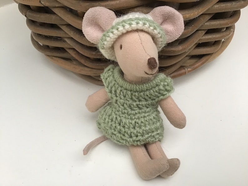 Maileg mouse clothes/little sister Groen